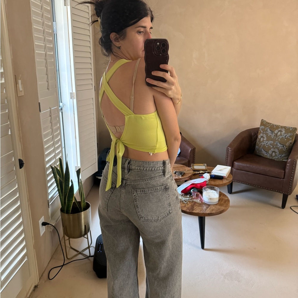 Women's Yellow Tank Top